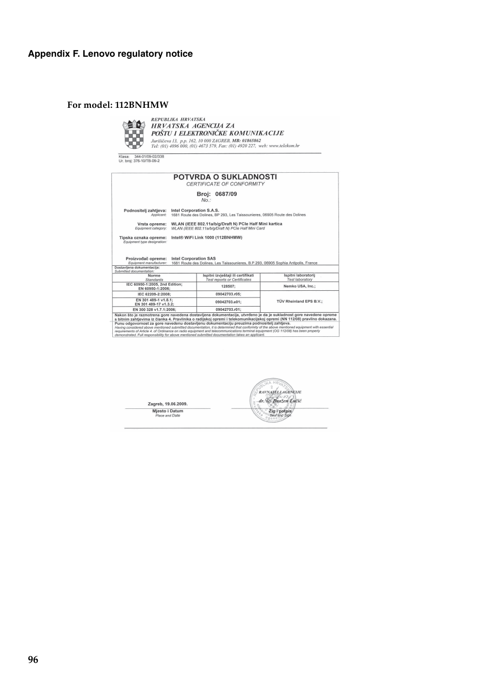 Lenovo G460 Notebook User Manual | Page 104 / 130