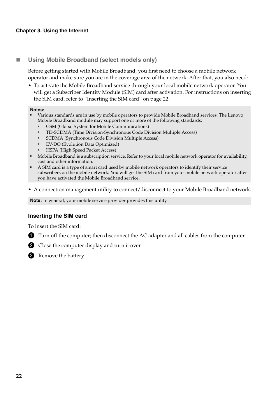 Lenovo G460 Notebook User Manual | Page 30 / 130