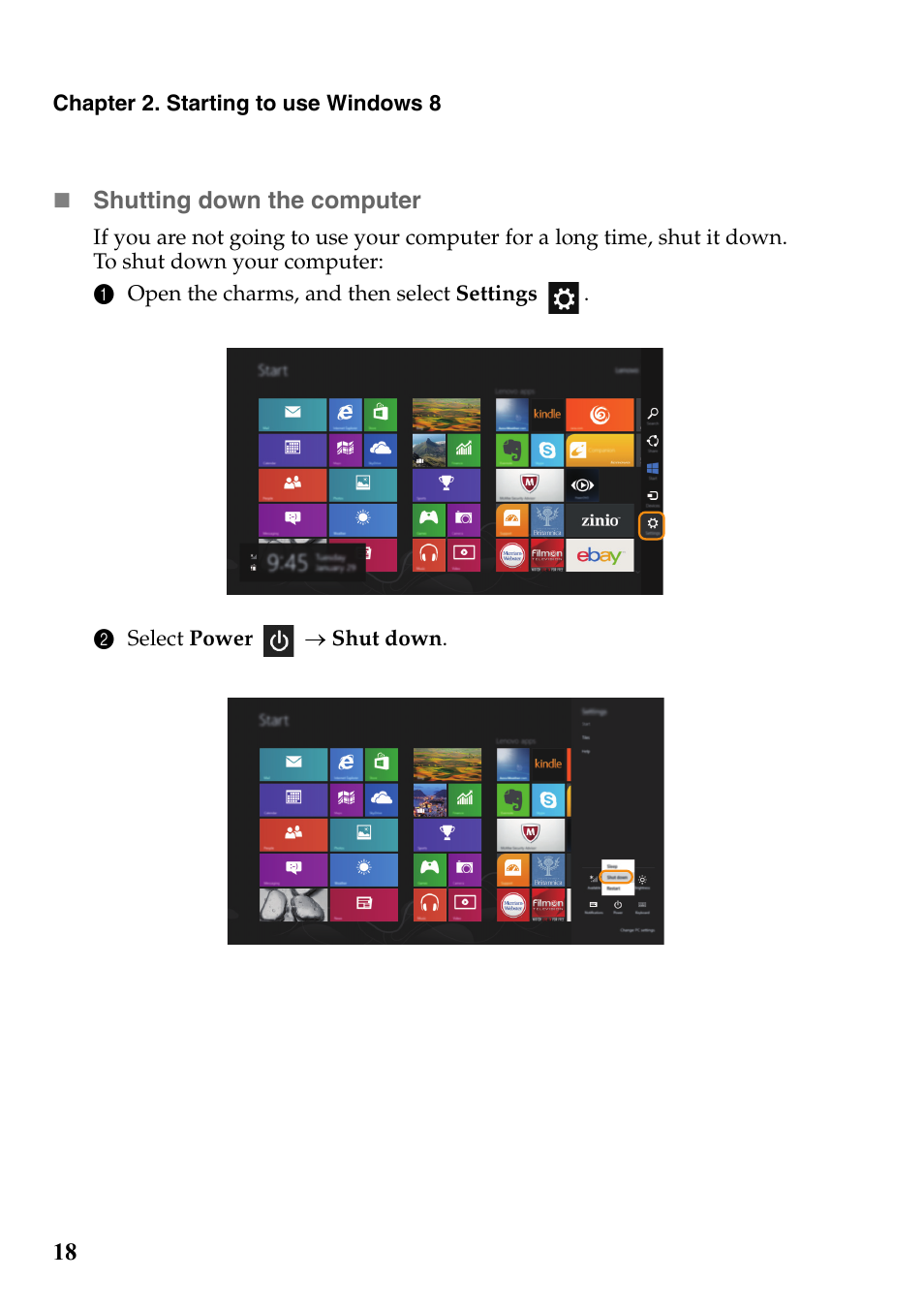 Lenovo G700 Notebook User Manual | Page 22 / 46