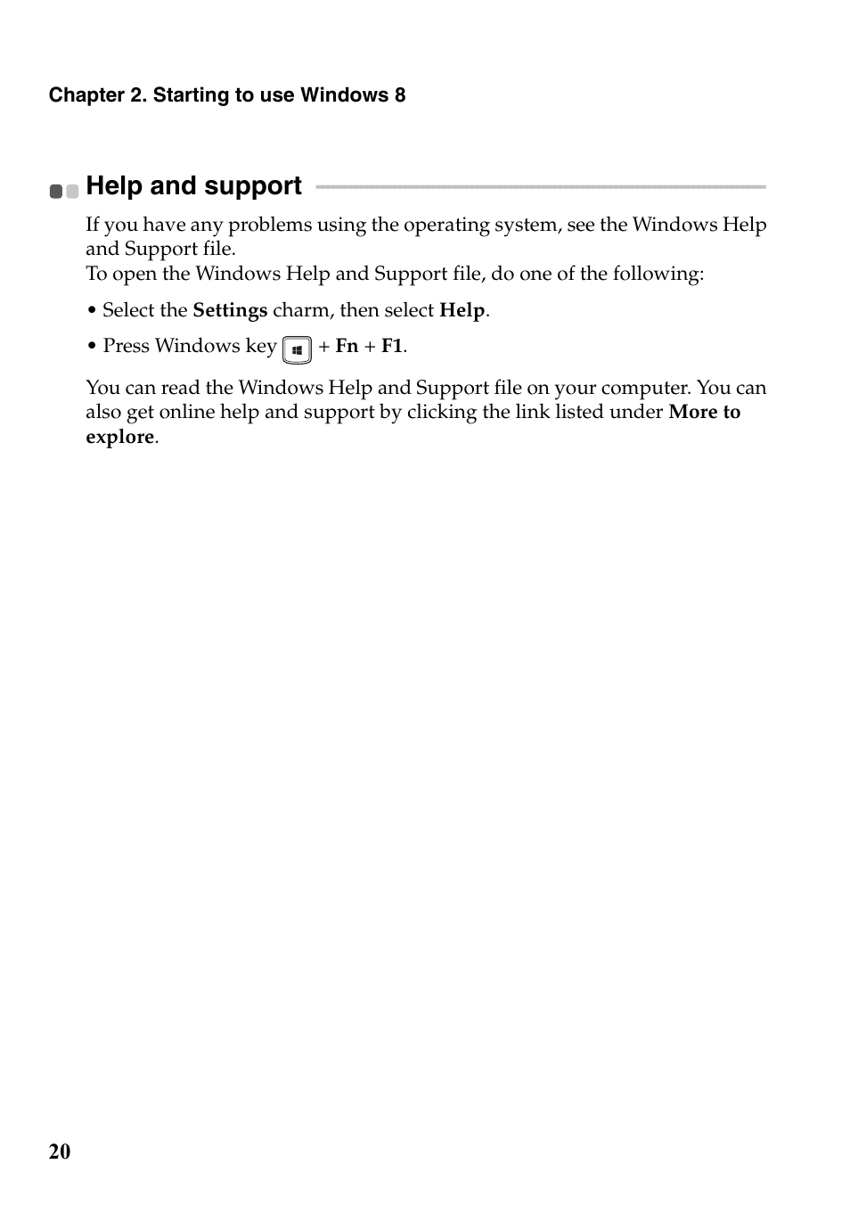 Help and support | Lenovo G700 Notebook User Manual | Page 24 / 46