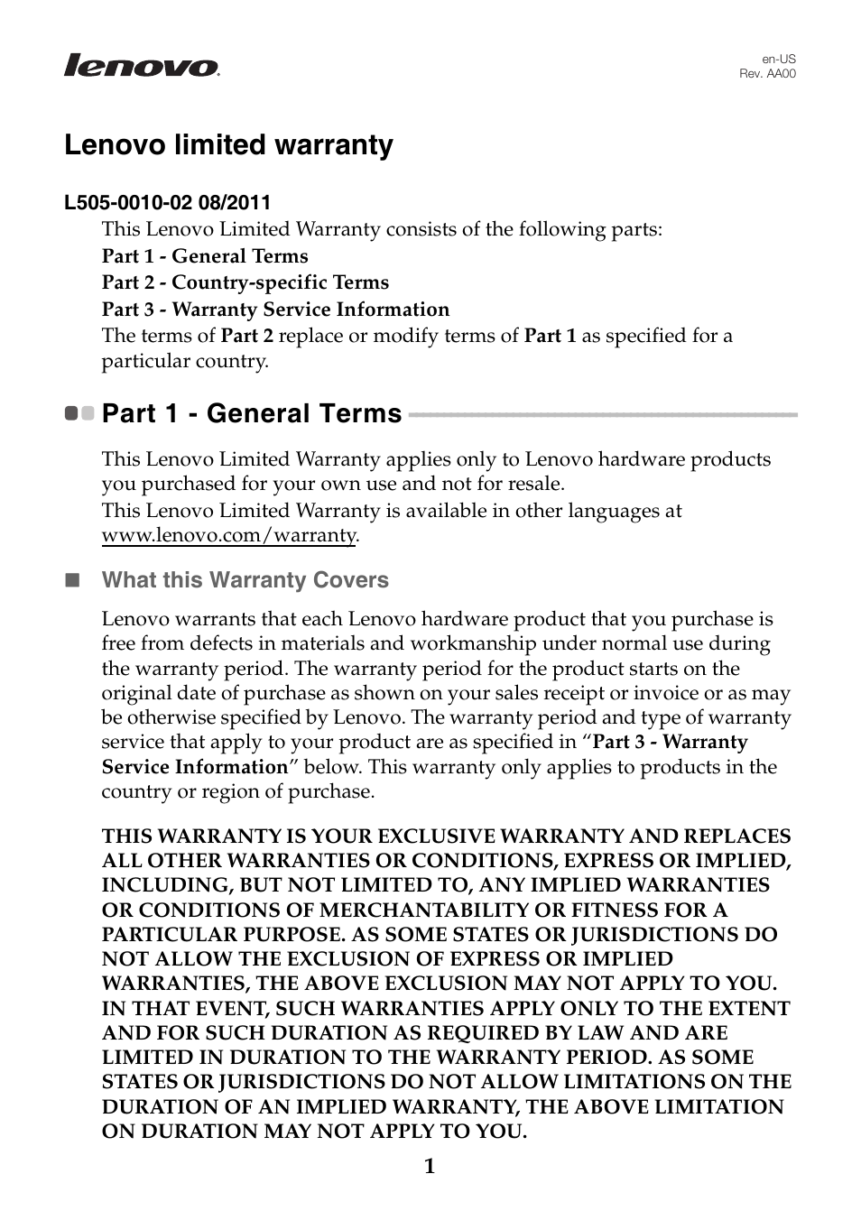 Lenovo Y40-70 User Manual | 21 pages