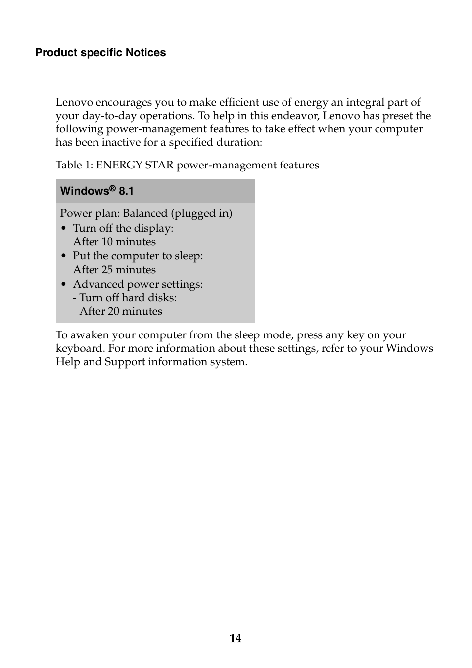 Lenovo Y40-70 User Manual | Page 14 / 21