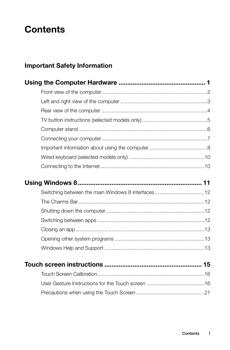 Lenovo IdeaCentre B545 User Manual | Page 4 / 71