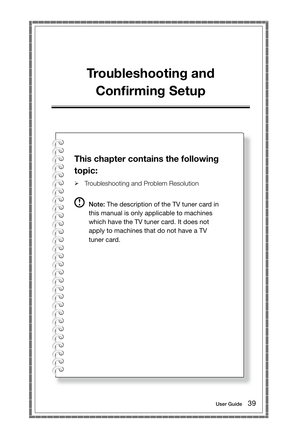 Troubleshooting and confirming setup | Lenovo IdeaCentre B545 User Manual | Page 44 / 71