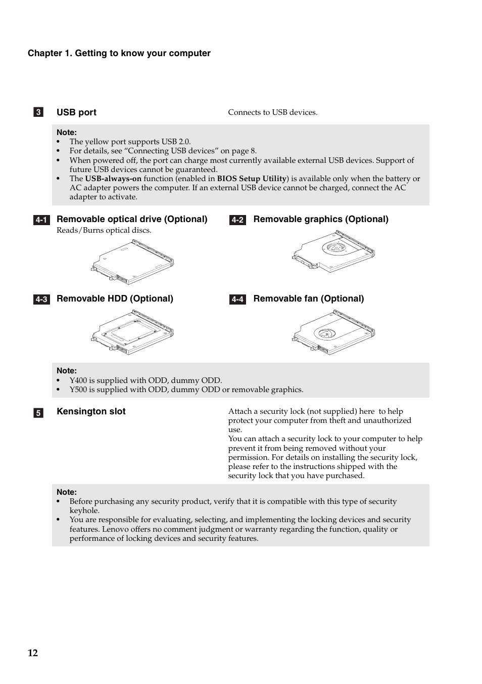 Lenovo IdeaPad Y500 Notebook User Manual | Page 16 / 40