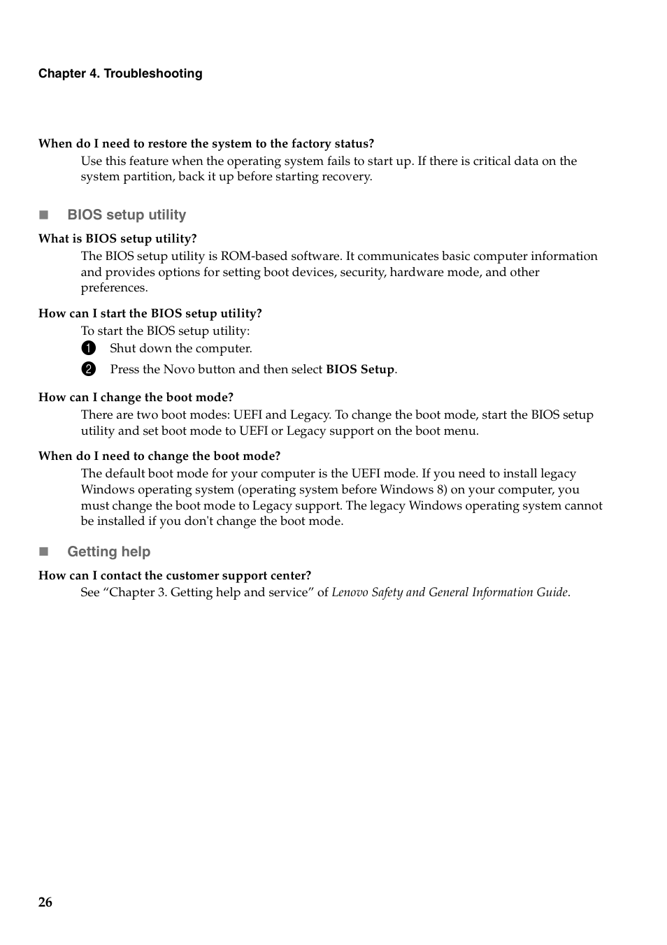 Lenovo IdeaPad Y500 Notebook User Manual | Page 30 / 40