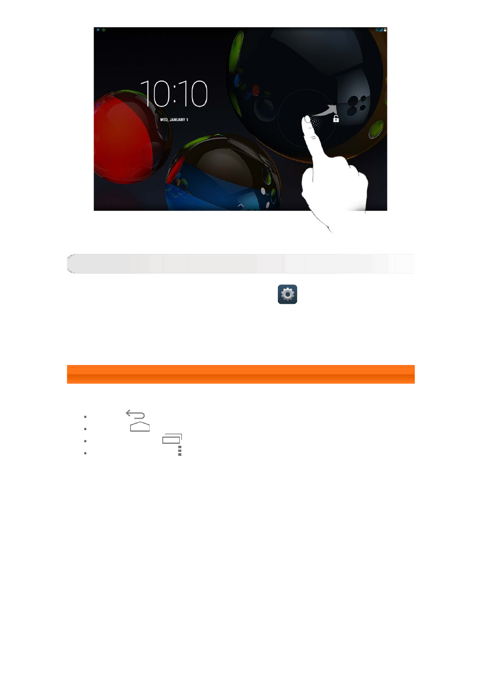 Navigation tips | Lenovo A10-70 Tablet User Manual | Page 5 / 30