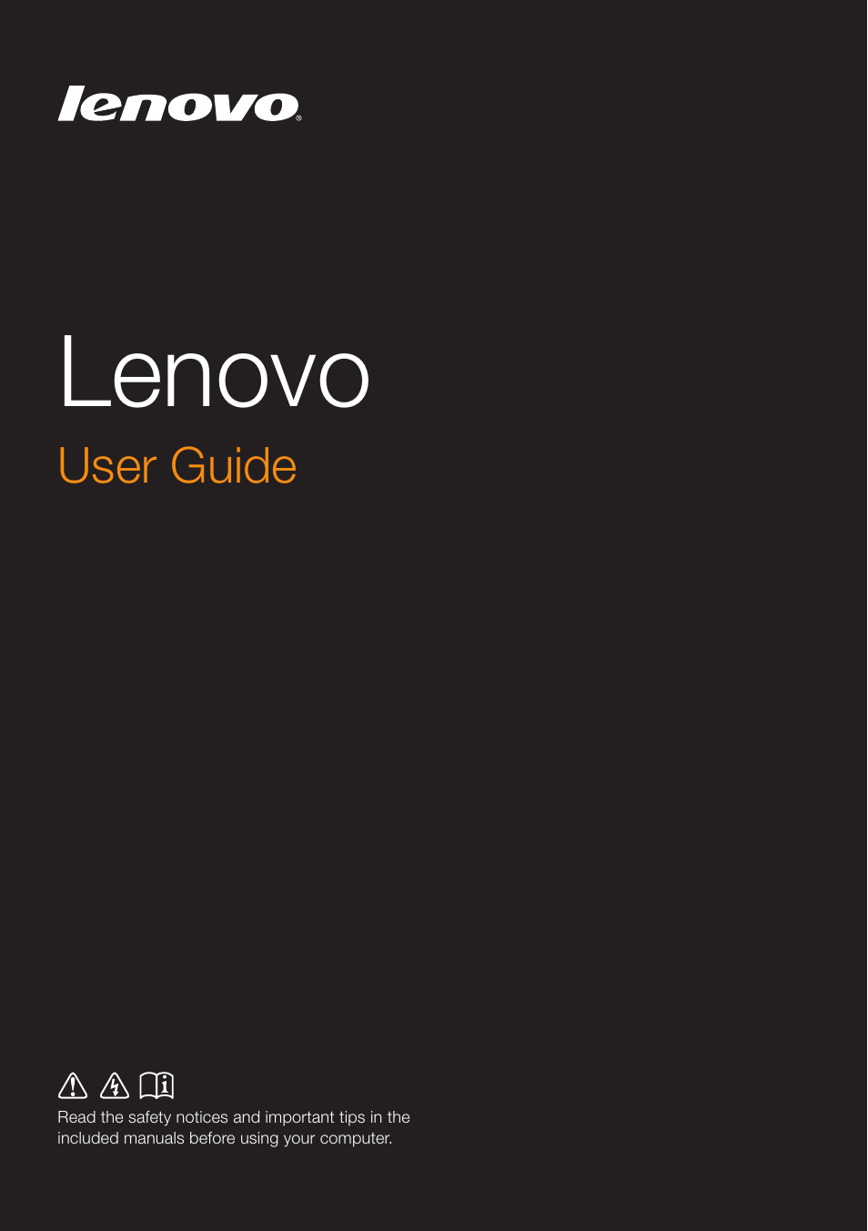 Lenovo B5400 Notebook User Manual | 50 pages