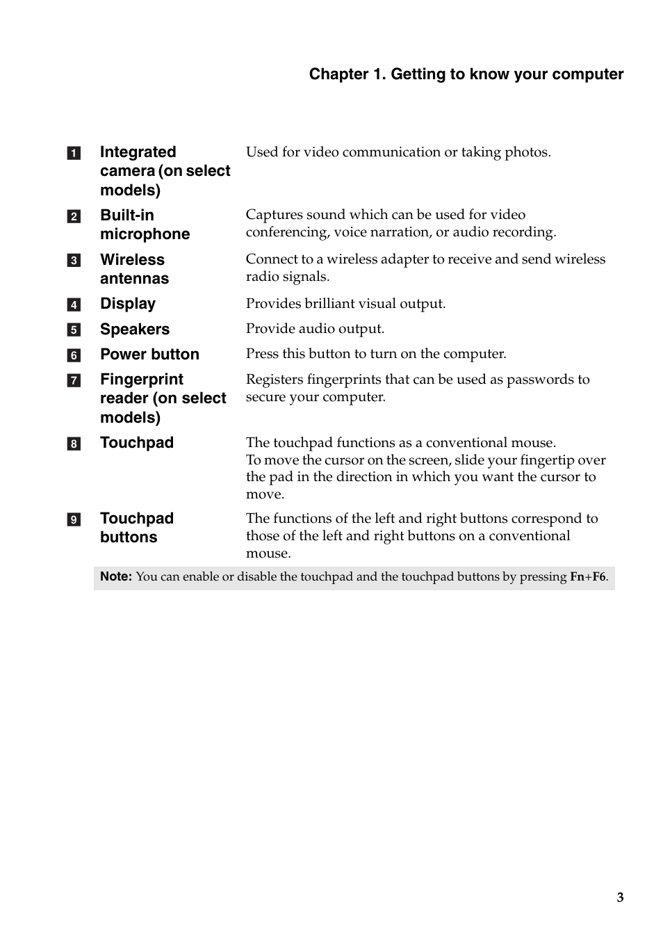 Lenovo B5400 Notebook User Manual | Page 9 / 50