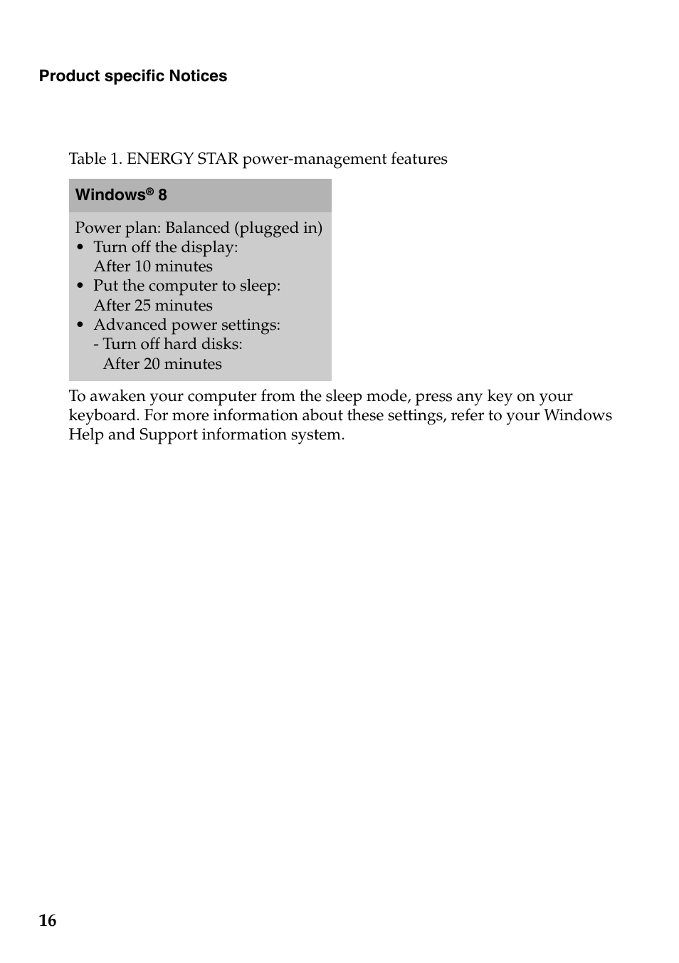 Lenovo IdeaPad S410p Touch Notebook User Manual | Page 16 / 23