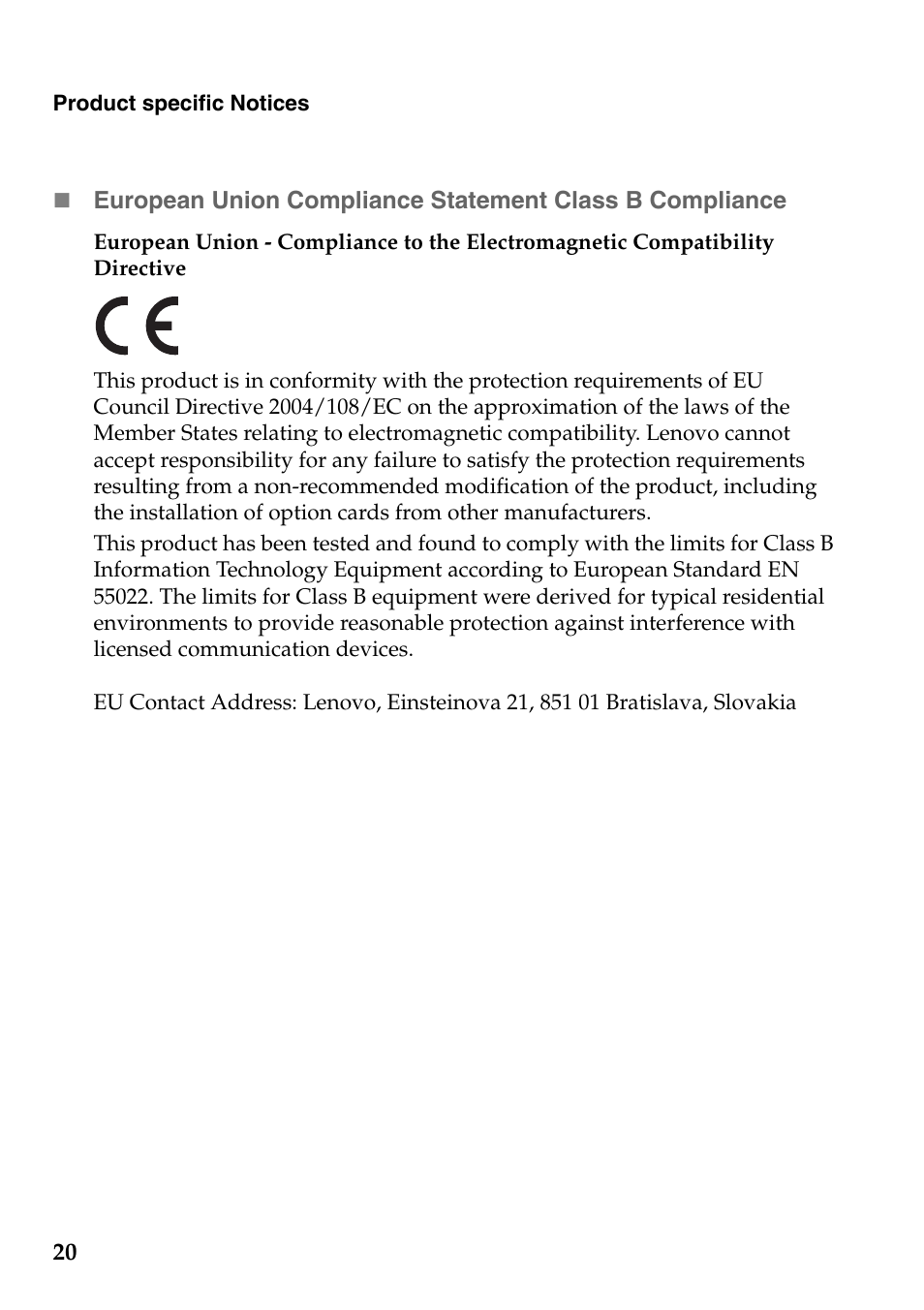Lenovo IdeaPad S410p Touch Notebook User Manual | Page 20 / 23