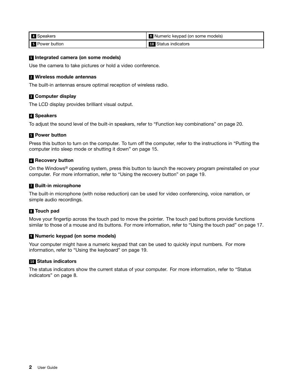 Lenovo B575e Notebook User Manual | Page 16 / 87