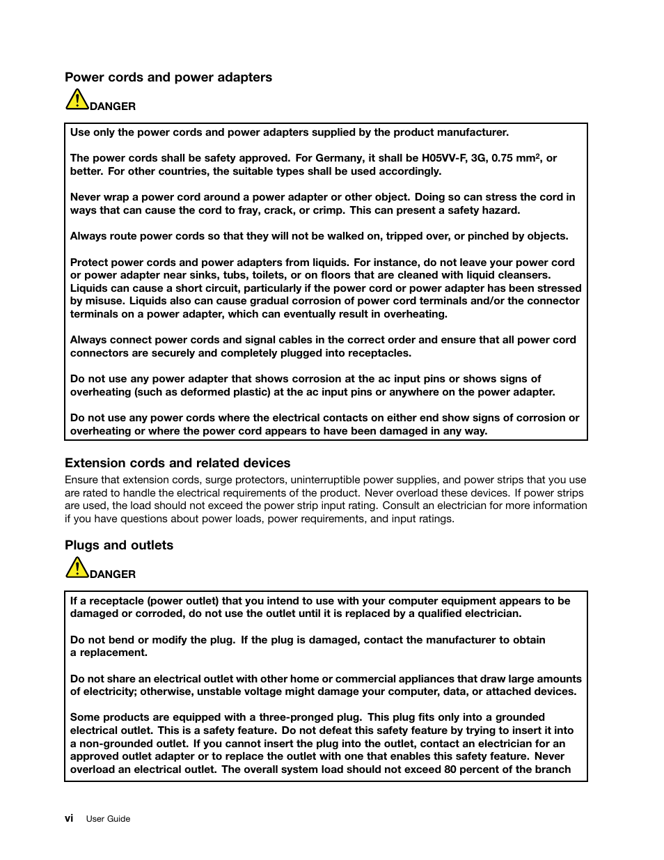 Lenovo B575e Notebook User Manual | Page 8 / 87