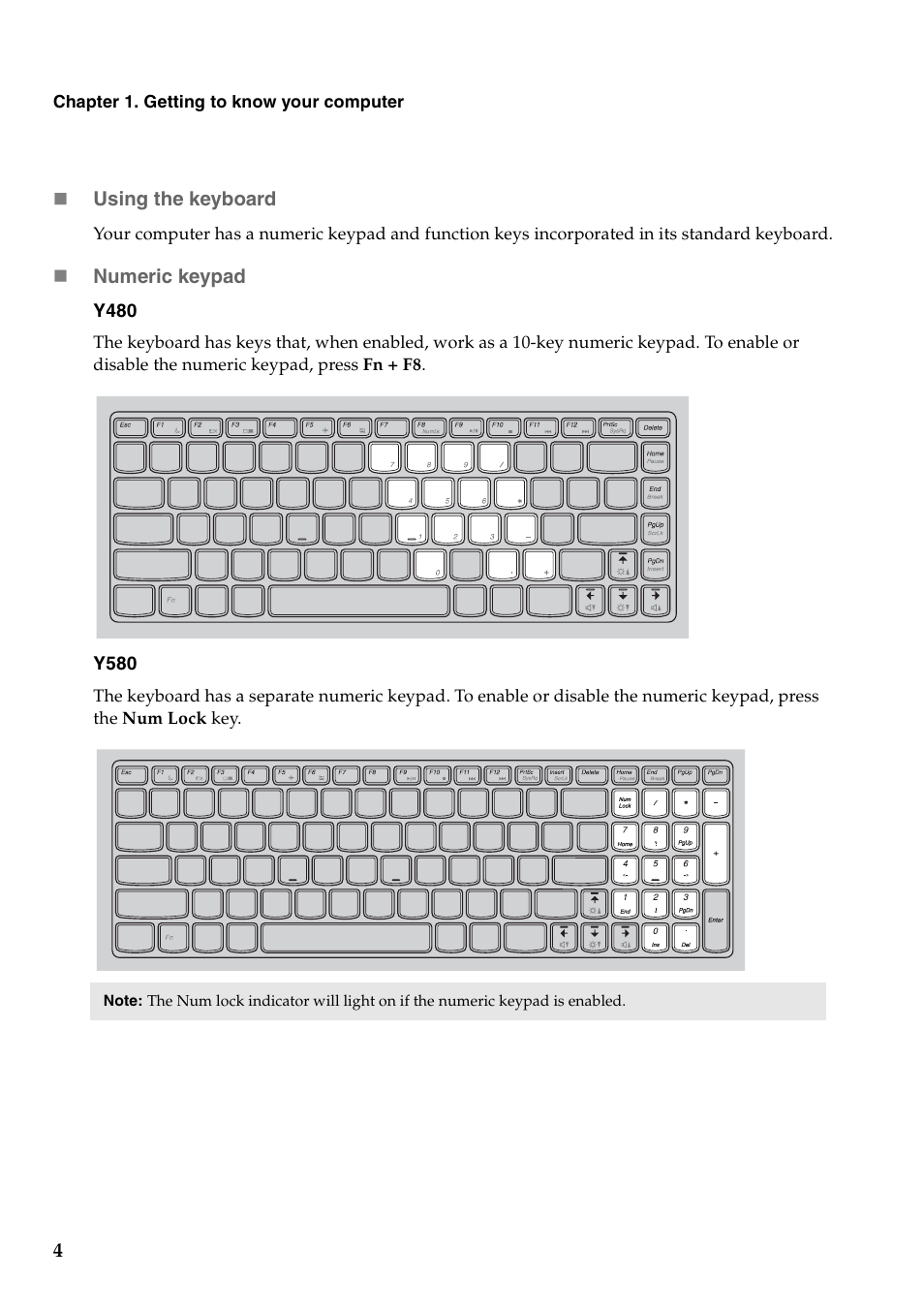 Lenovo IdeaPad Y480 User Manual | Page 8 / 42