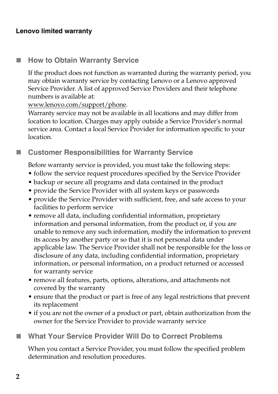 Lenovo IdeaPad Z510 Notebook User Manual | Page 2 / 20