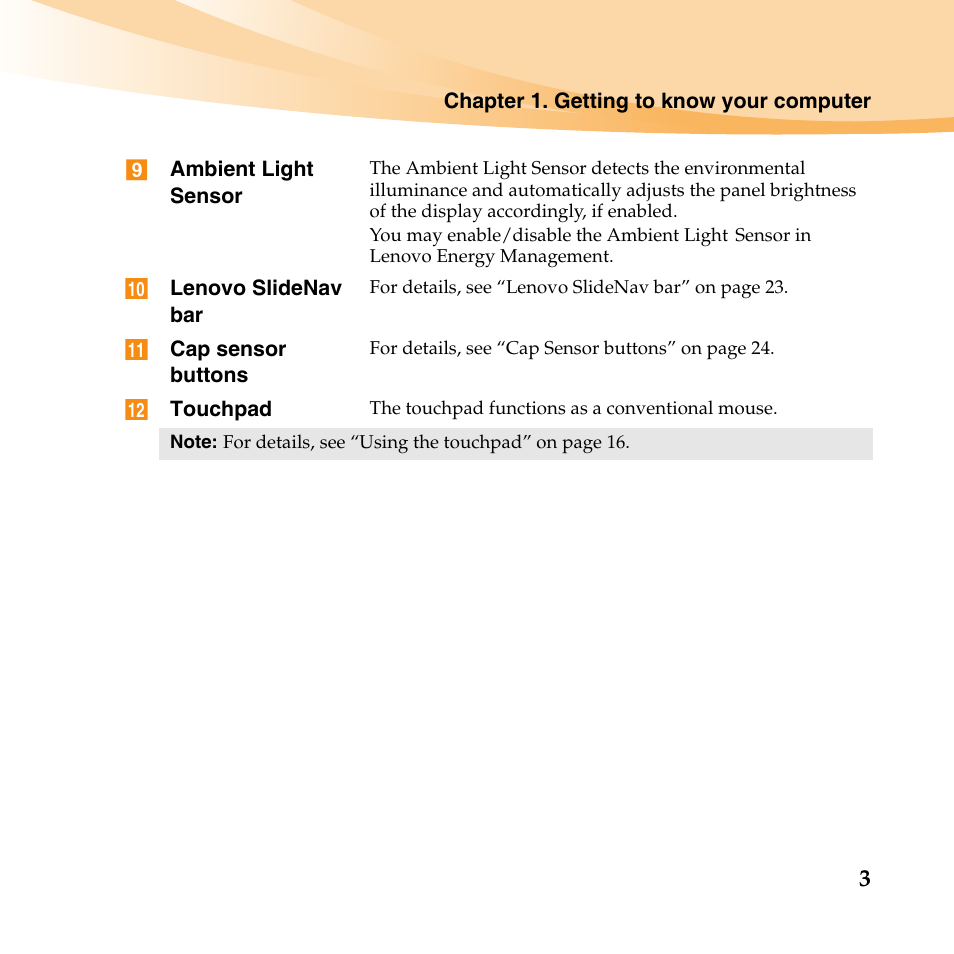 Lenovo IdeaPad Y560 User Manual | Page 17 / 146