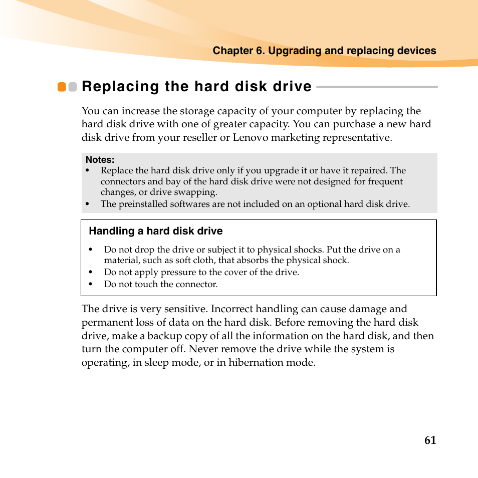 Replacing the hard disk drive | Lenovo IdeaPad Y560 User Manual | Page 75 / 146