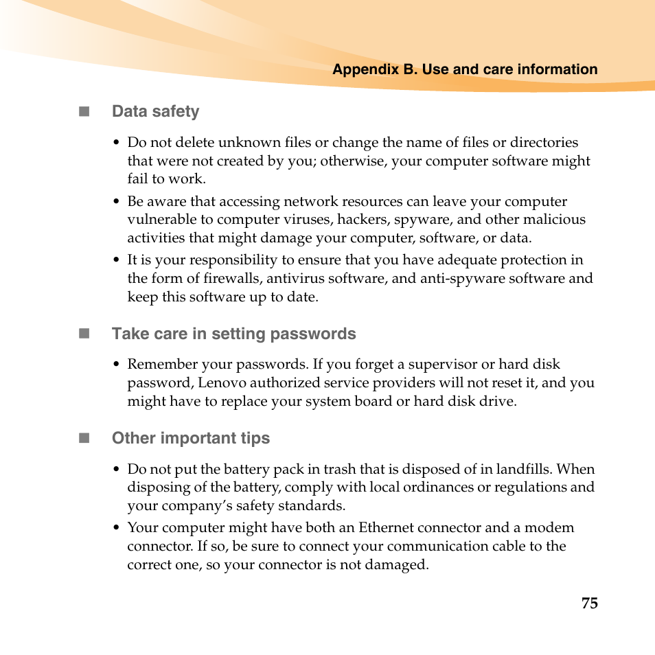 Lenovo IdeaPad Y560 User Manual | Page 89 / 146