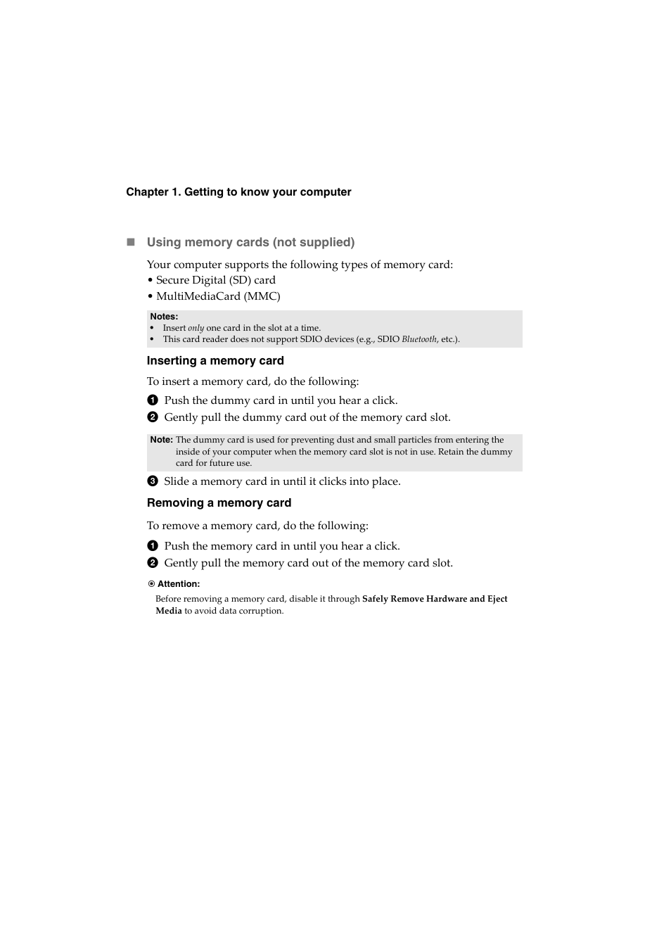 Lenovo IdeaPad U530 Touch Notebook User Manual | Page 14 / 36