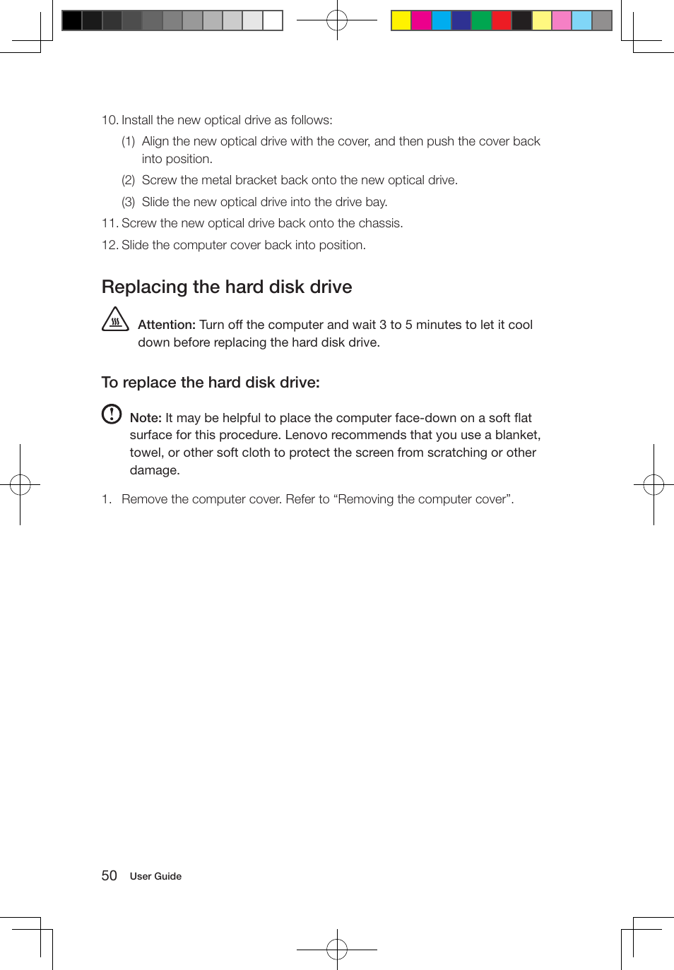 Replacing the hard disk drive | Lenovo IdeaCentre B550 All-in-One User Manual | Page 55 / 63