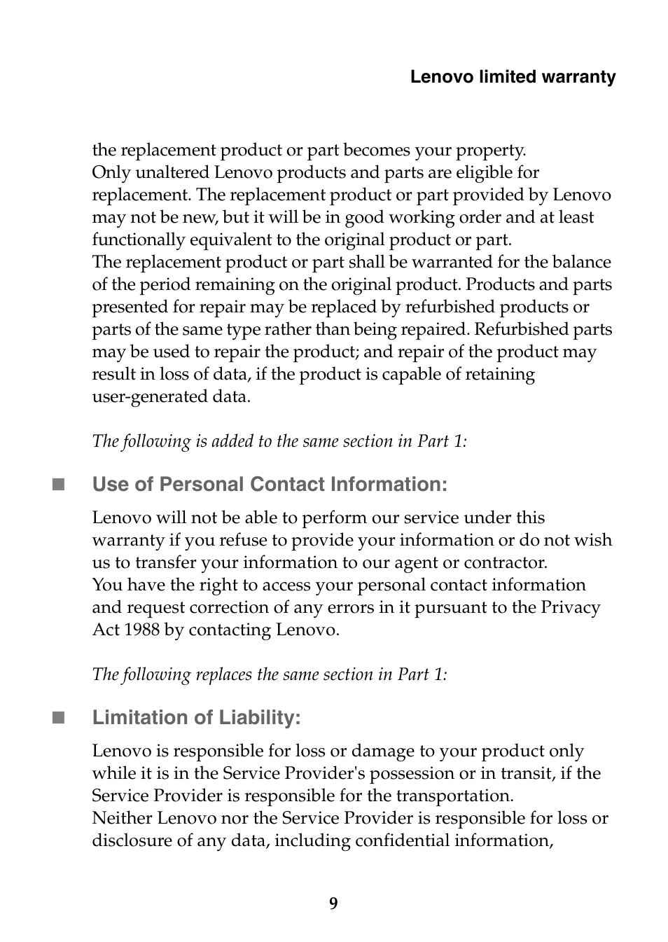 Lenovo Miix 2 10 Tablet Lenovo User Manual | Page 9 / 27