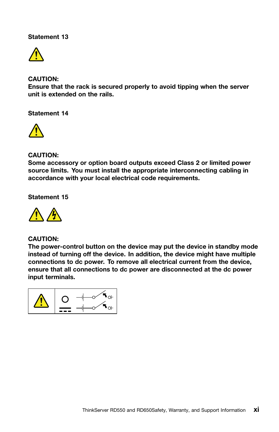 Lenovo ThinkServer RD550 User Manual | Page 13 / 50