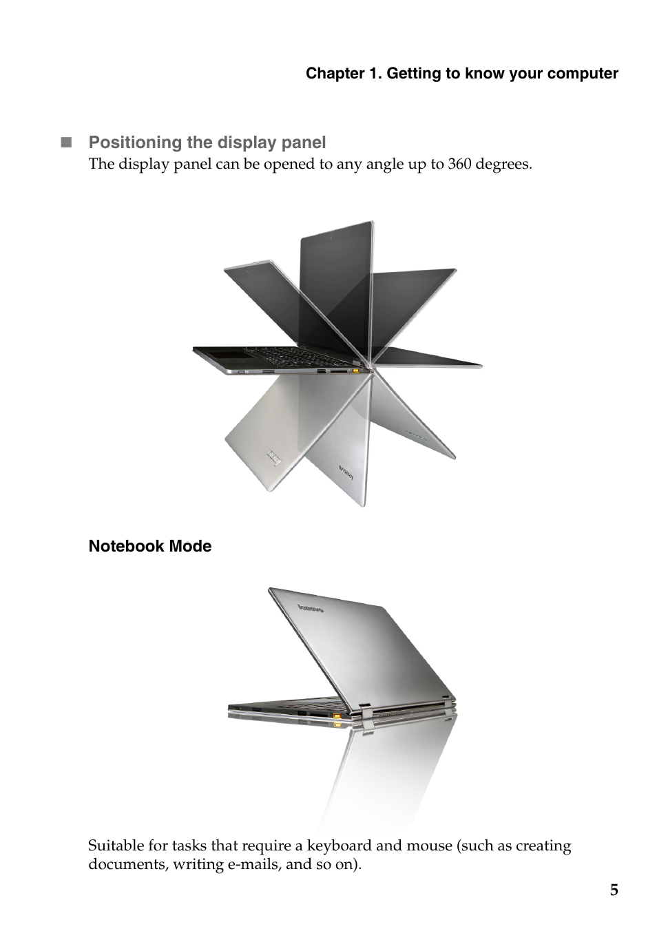 Lenovo Yoga 2 Pro Lenovo User Manual | Page 9 / 37