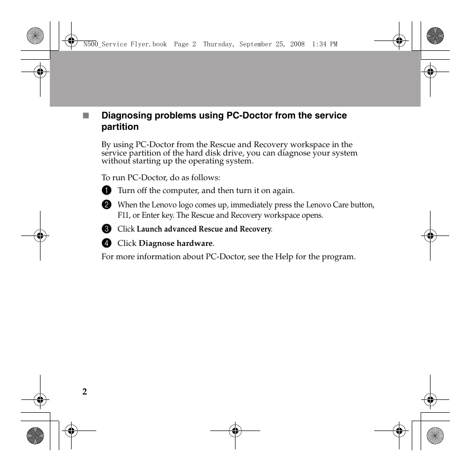 Lenovo N500 Notebook User Manual | Page 3 / 23