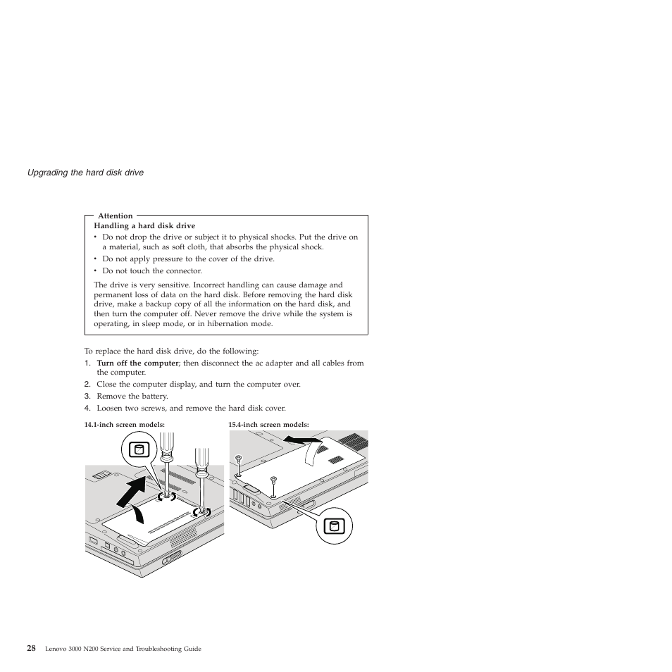 Lenovo 3000 N200 Notebook User Manual | Page 38 / 70