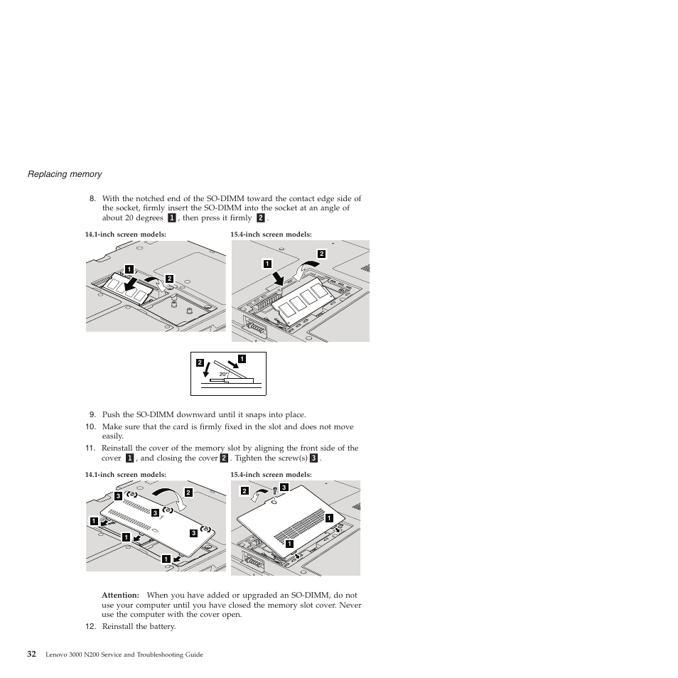 Lenovo 3000 N200 Notebook User Manual | Page 42 / 70
