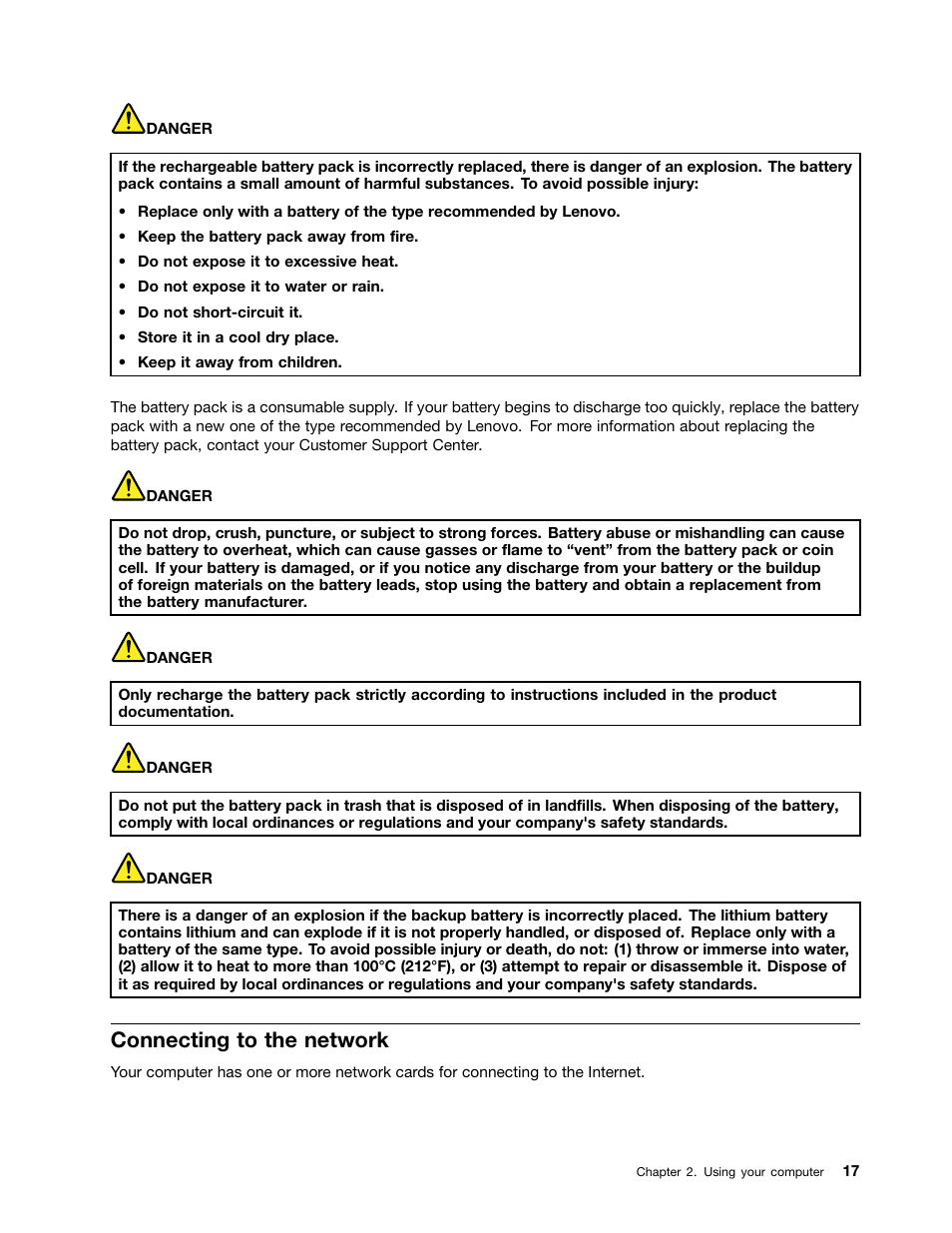 Connecting to the network | Lenovo M4400s notebook User Manual | Page 31 / 79