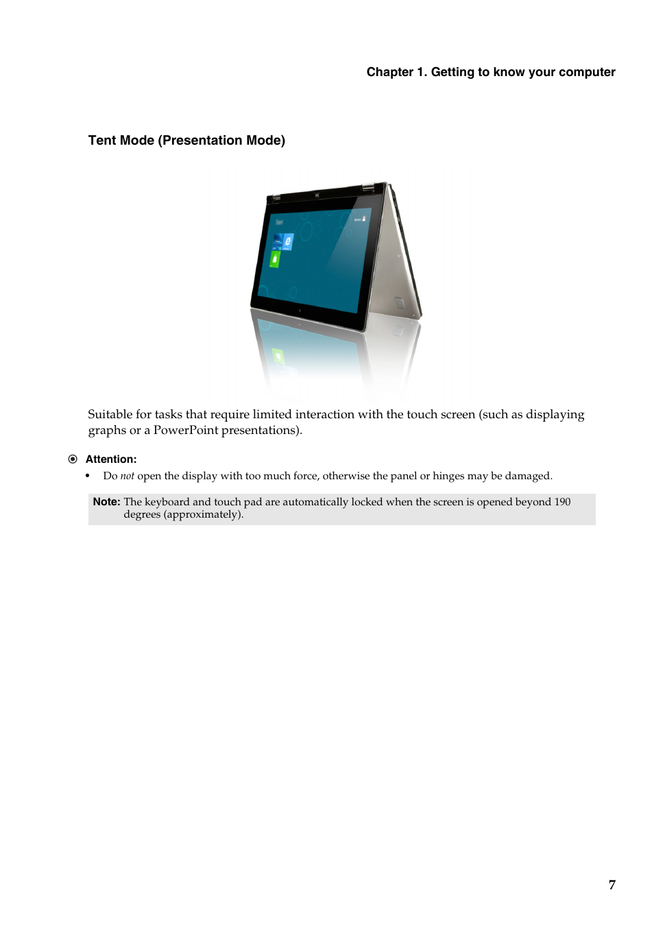 Lenovo Yoga 11s Notebook IdeaPad User Manual | Page 11 / 37