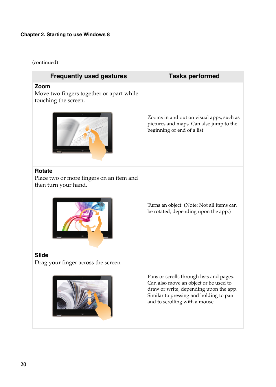 Lenovo Yoga 11s Notebook IdeaPad User Manual | Page 24 / 37