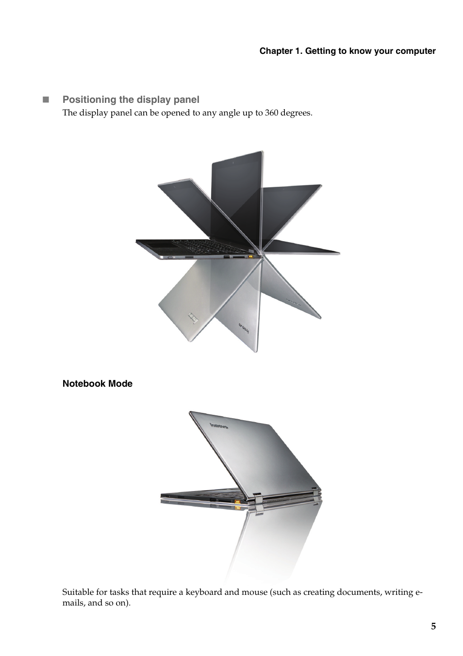 Lenovo Yoga 11s Notebook IdeaPad User Manual | Page 9 / 37