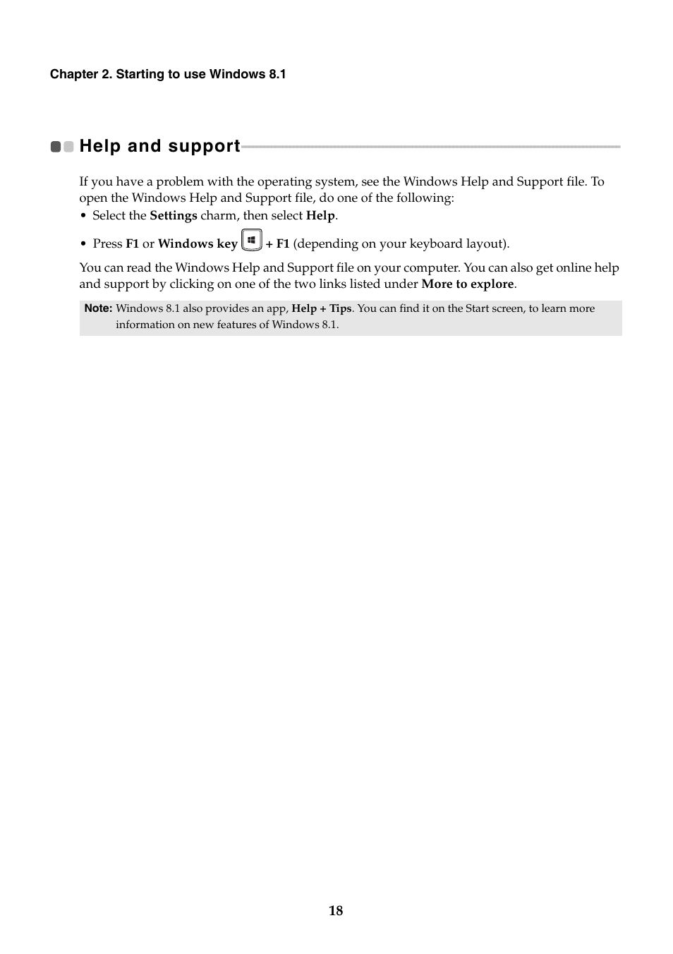 Help and support | Lenovo Y70-70 Touch Notebook User Manual | Page 22 / 31