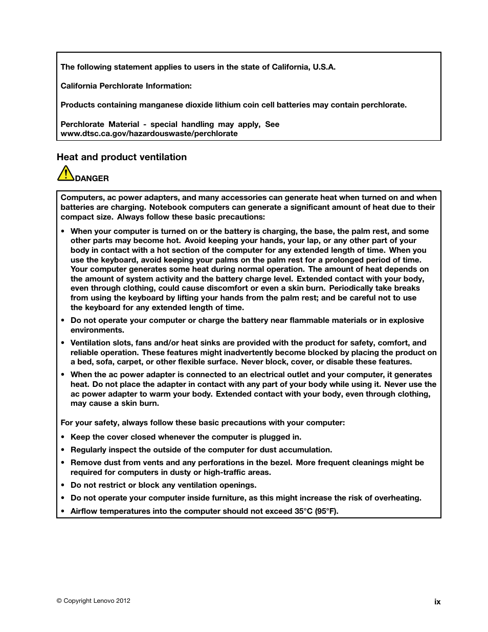 Lenovo B480 Notebook User Manual | Page 11 / 88