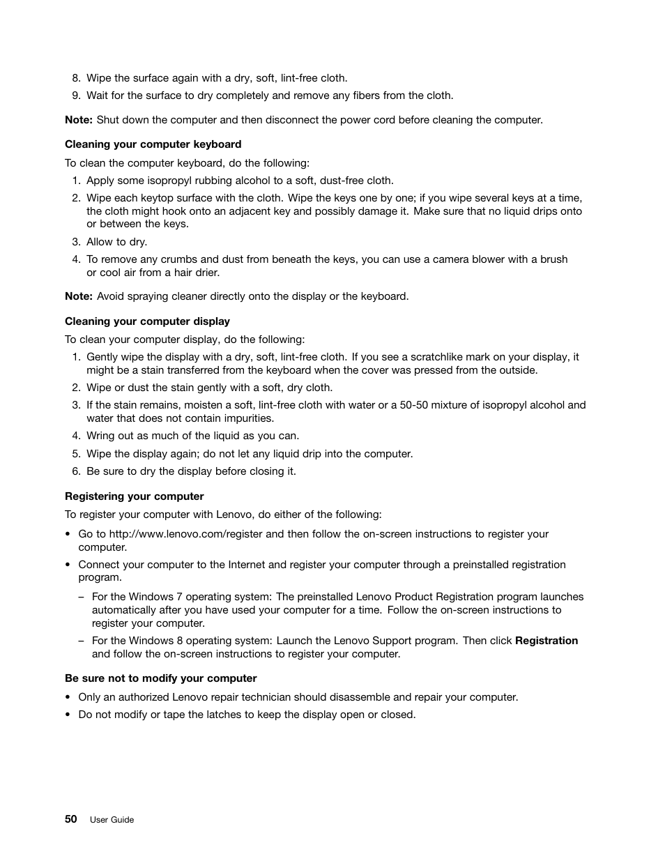 Lenovo B480 Notebook User Manual | Page 64 / 88