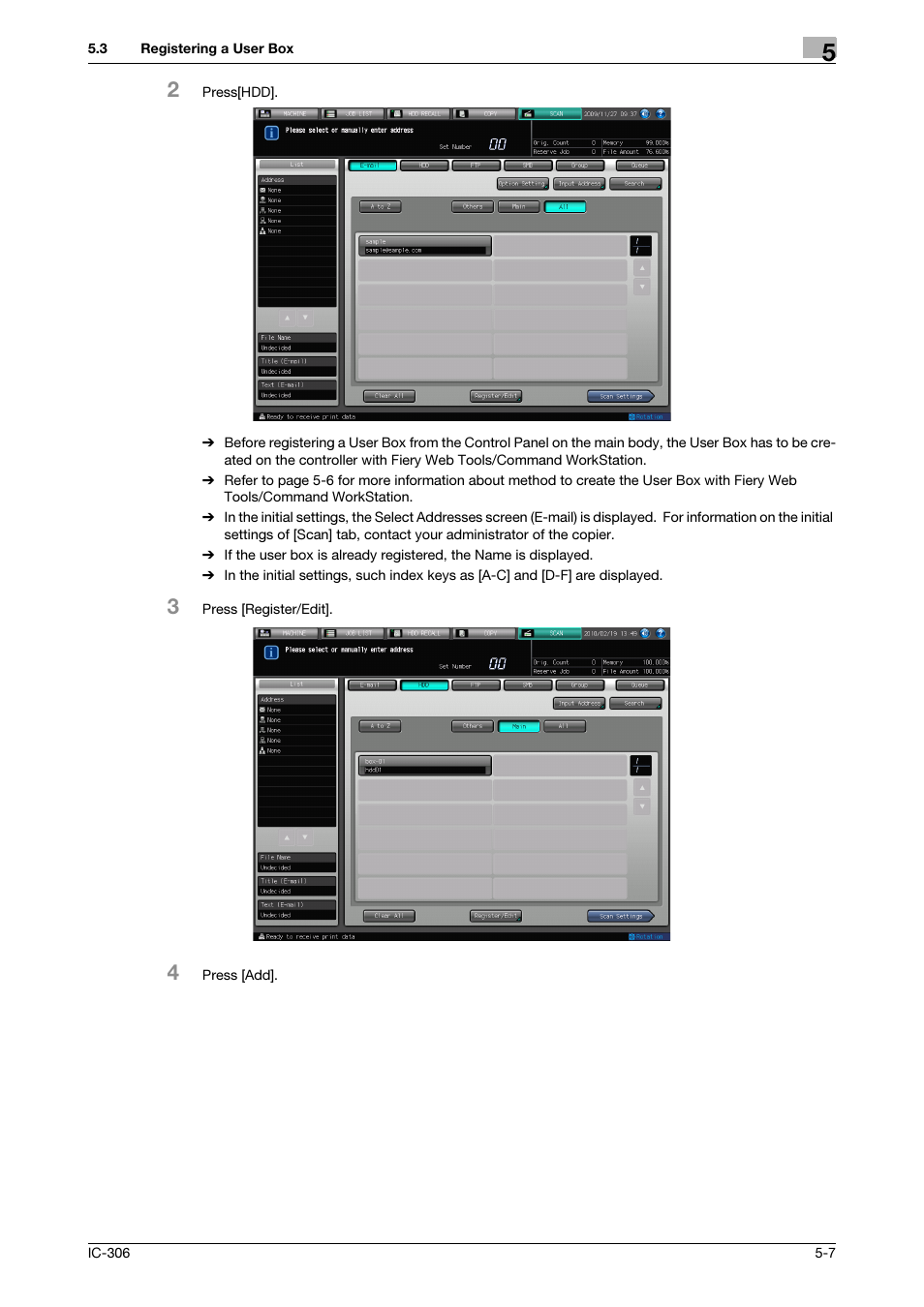 Konica Minolta bizhub PRESS C8000e User Manual | Page 42 / 101