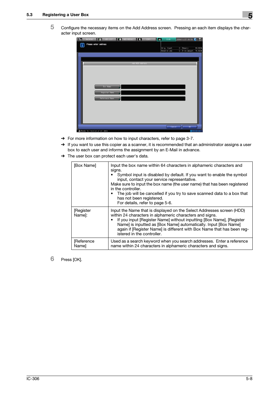 Konica Minolta bizhub PRESS C8000e User Manual | Page 43 / 101