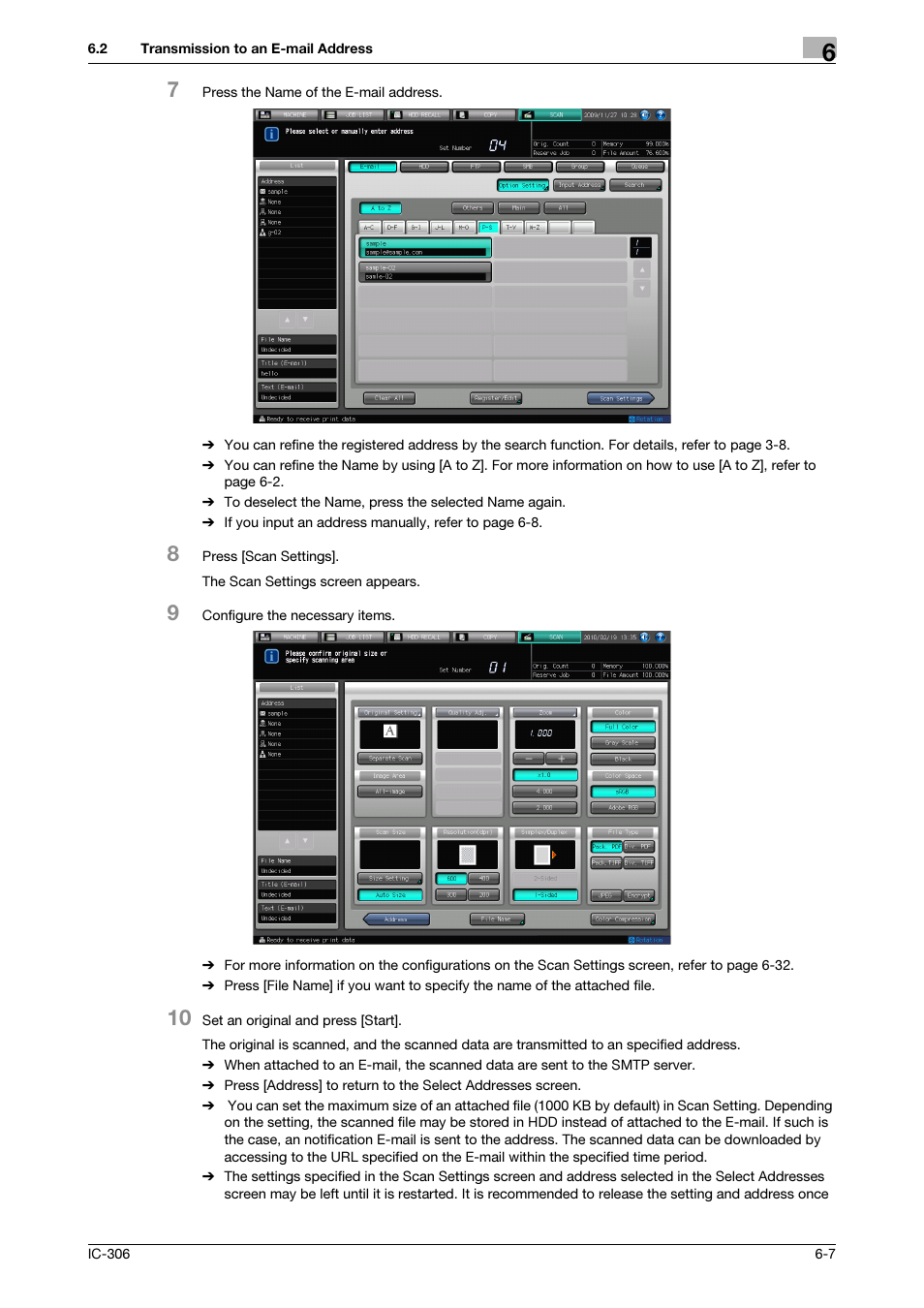 Konica Minolta bizhub PRESS C8000e User Manual | Page 63 / 101