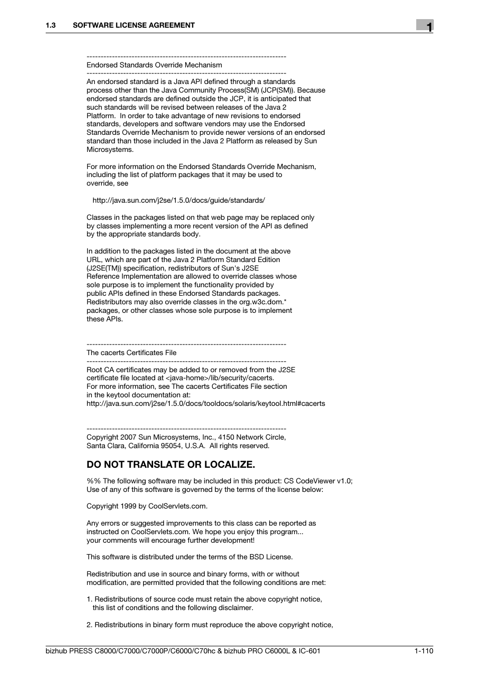 Do not translate or localize | Konica Minolta bizhub PRESS C8000e User Manual | Page 111 / 138