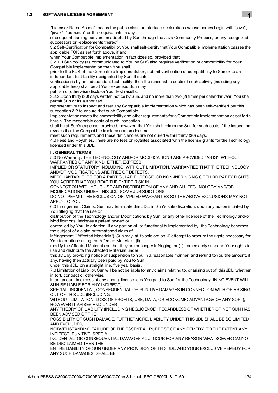 Konica Minolta bizhub PRESS C8000e User Manual | Page 135 / 138