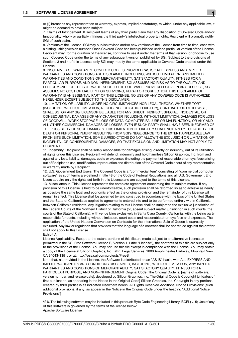 Konica Minolta bizhub PRESS C8000e User Manual | Page 31 / 138