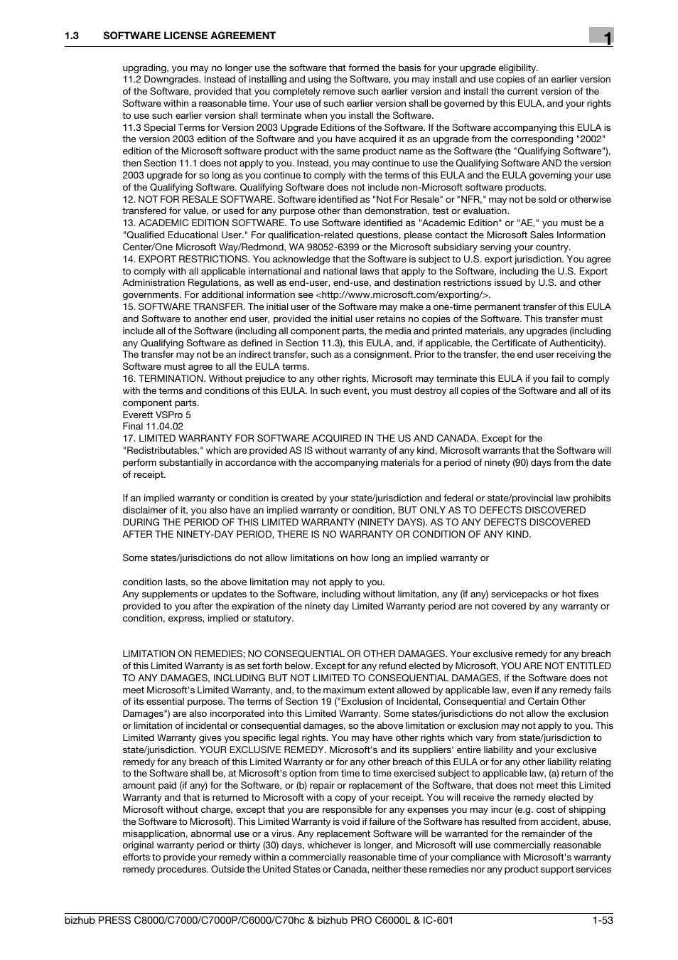 Konica Minolta bizhub PRESS C8000e User Manual | Page 54 / 138