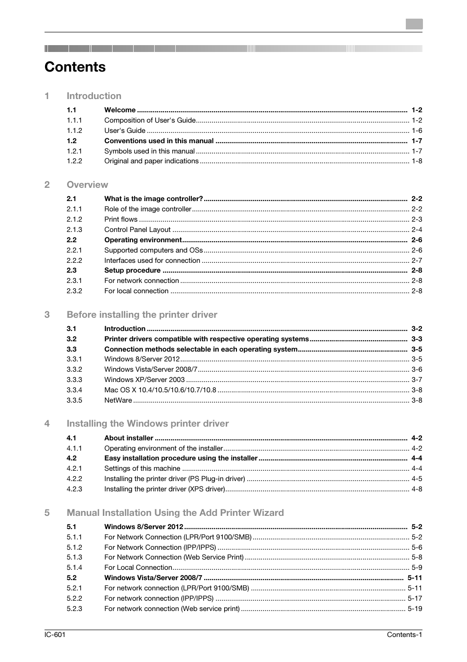 Konica Minolta bizhub PRESS C8000e User Manual | Page 2 / 255