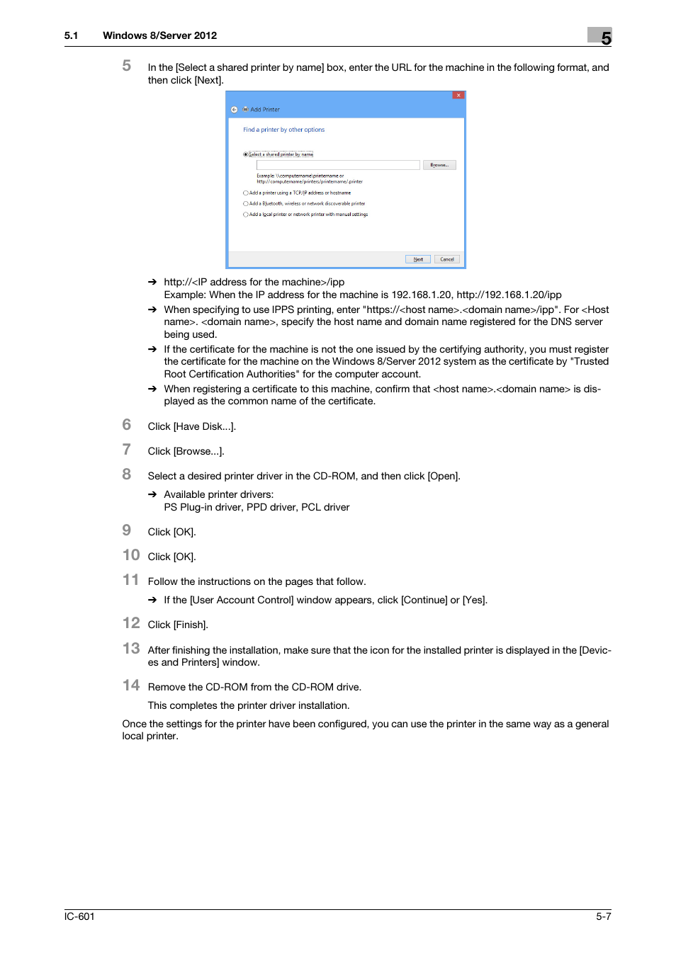 Konica Minolta bizhub PRESS C8000e User Manual | Page 47 / 255