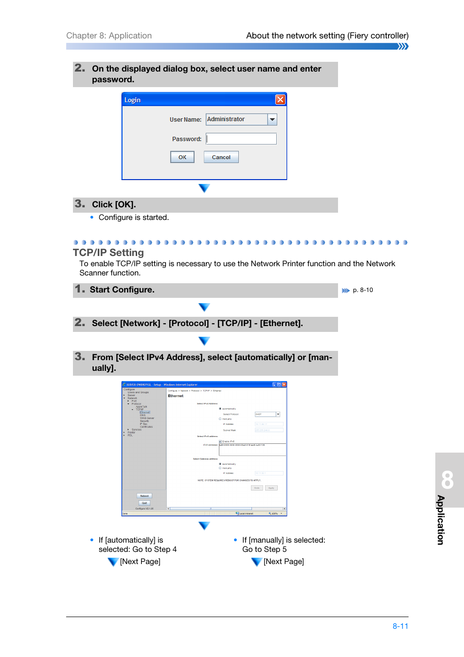 Tcp/ip setting, Tcp/ip setting -11 | Konica Minolta bizhub PRESS C8000e User Manual | Page 161 / 204