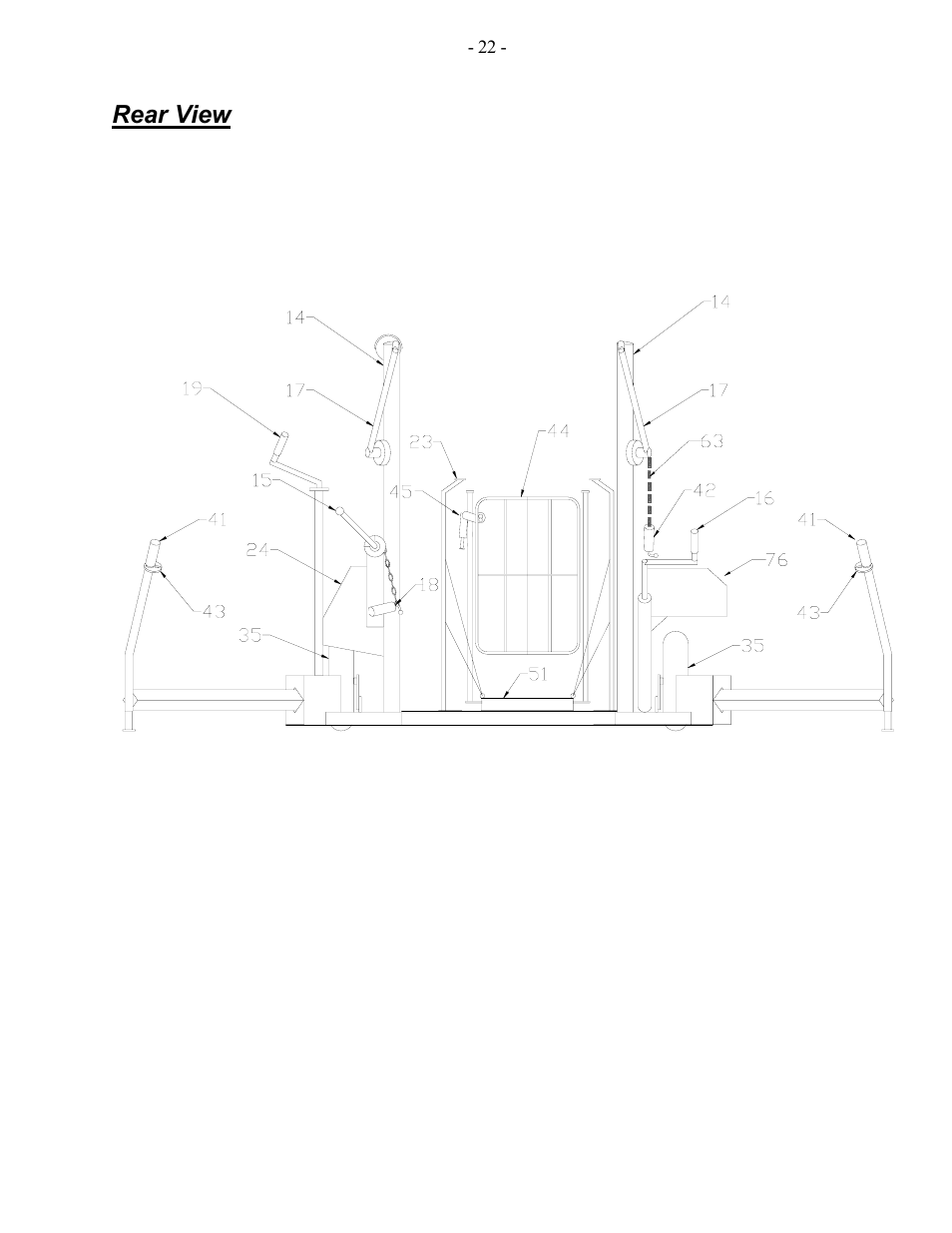 Rear view | Adaptive Engineering AXR User Manual | Page 23 / 28