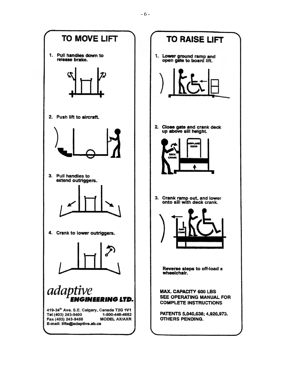 Adaptive Engineering AXR User Manual | Page 7 / 28