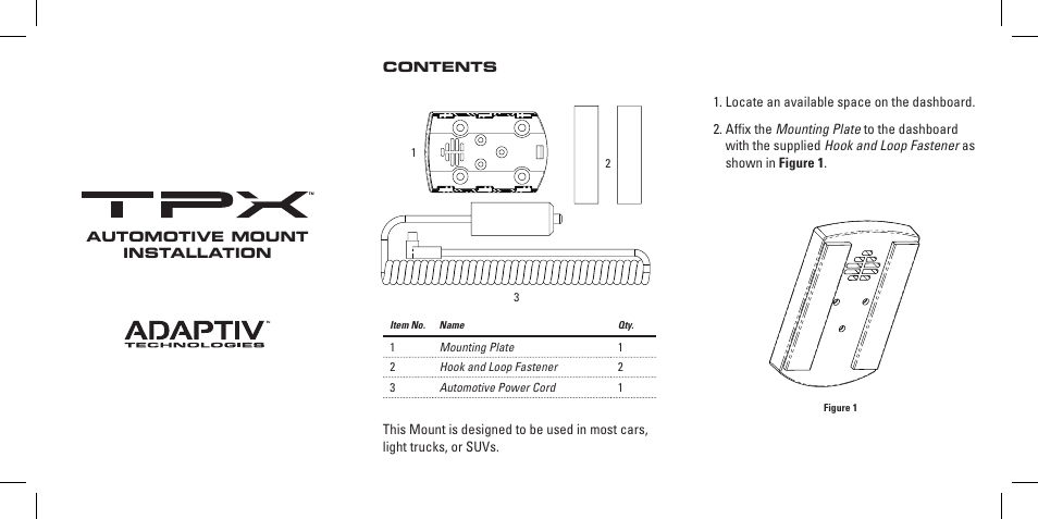 Adaptive Engineering HQ7100 User Manual | 2 pages